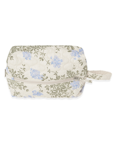 Satin Quilted Toiletry Bag - Medium