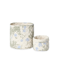 Satin Quilted Basket - 2 pack