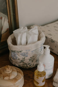 Satin Quilted Basket - 2 pack