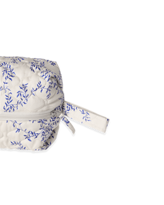 Satin Quilted Toiletry Bag - Small