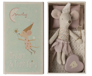 Tooth Fairy Mouse in Matchbox