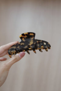 [AS IS] Turtle Story Hair Jaw Large - Tokyo Dark