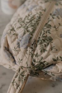 Satin Quilted Toiletry Bag - Small
