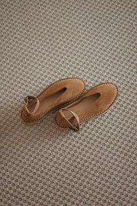Crepeline Artisanal Pumps 10/25 - Cognac