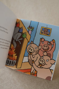 The Three Little Pigs Wooden Characters