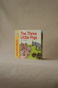 The Three Little Pigs Wooden Characters