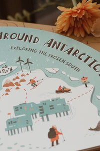 Around Antarctica: Exploring the Frozen South by Tania Medvedeva & Maria Vyshinshkaya