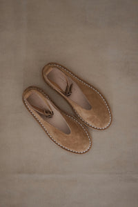 Crepeline Artisanal Pumps 10/25 - Cognac