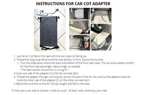 Air Cot - Seat Extender