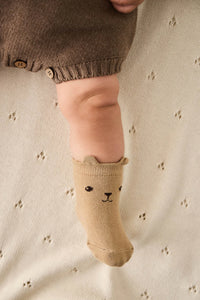 George Bear Ankle Sock (2-4Y)