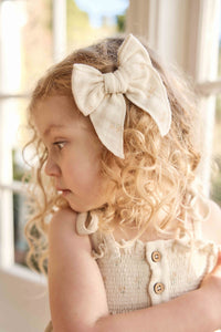 Organic Cotton Muslin Bow