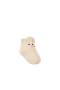 George Bear Ankle Sock (2-4Y)