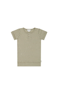 Organic Cotton Modal Henley Tee