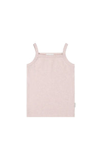Organic Cotton Fine Rib Singlet