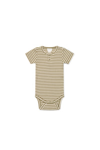 Organic Cotton Modal Darcy Rib Tee Bodysuit