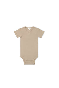 Organic Cotton Modal Darcy Rib Tee Bodysuit