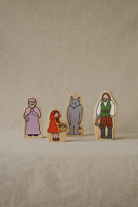 Little Red Riding Hood Wooden Characters