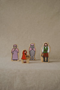 Little Red Riding Hood Wooden Characters