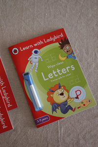 Learn with Ladybird Wipe-Clean Activity Book Series