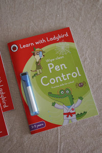 Learn with Ladybird Wipe-Clean Activity Book Series