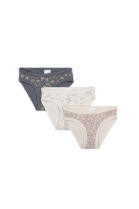 Organic Cotton Girls Brief - 3 Pack