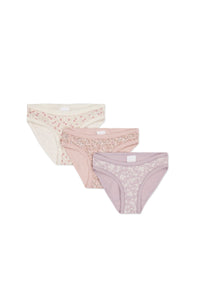 Organic Cotton Girls Brief - 3 Pack