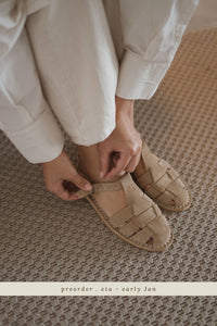Crepeline Artisanal Sandals 10/01 - Light Camel