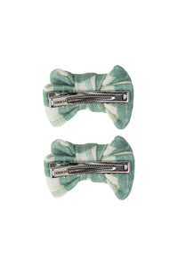 Pigtail Bow Hair Clips - Set of 2