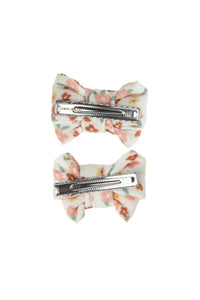 Pigtail Bow Hair Clips - Set of 2