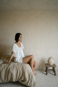 Gilda Linen Top