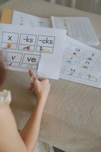 Basic Phonics Activity Sheets with Coins