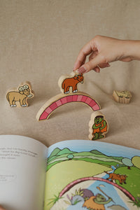 The Billy Goats Gruff Wooden Characters