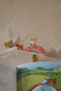 The Billy Goats Gruff Wooden Characters