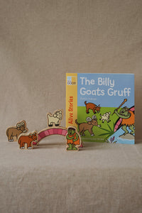 The Billy Goats Gruff Wooden Characters