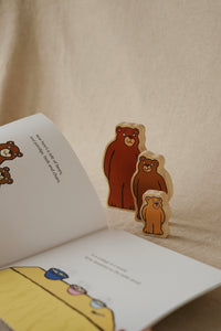 Goldilocks and the Three Bears Wooden Characters