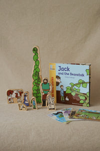 Jack and the Beanstalk Wooden Characters