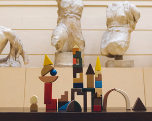 [PREORDER] Blue Over Multicolored Big Building Blocks