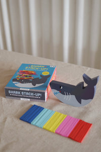 Shark Stack-Up! Wooden Balancing Game