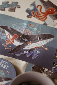 Les Aventures de Paulie Whale Giant Puzzle 36 Pcs