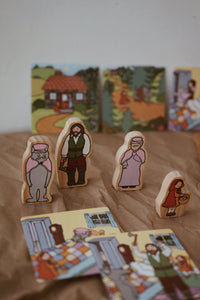 Little Red Riding Hood Wooden Characters