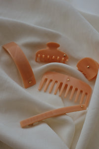 Hair Jaw - Orange Pastel