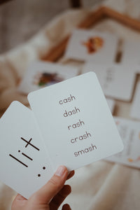 CVC / CCVC Flash Cards with Activity Sheets