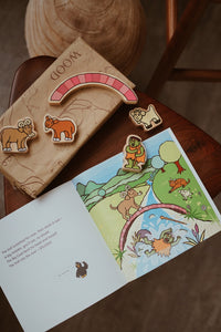 The Billy Goats Gruff Wooden Characters