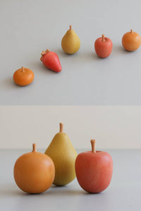 Handmade Wooden Fruit Set