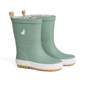 Girls lined 2025 rain boots