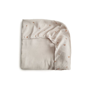 Mushie Crib Sheet