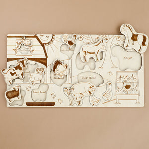 Country Life Wooden Puzzle