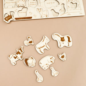 Country Life Wooden Puzzle